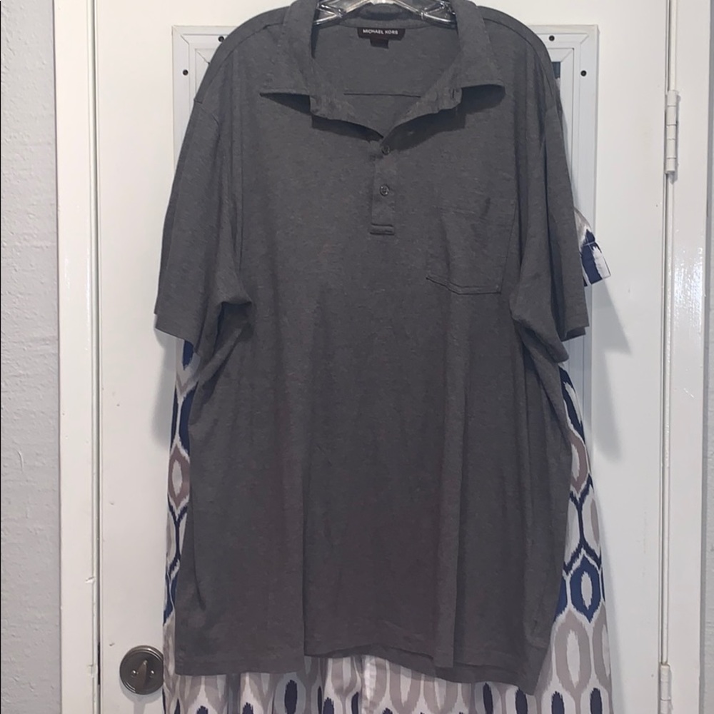 Michael Kors Men’s Gray Polo Shirt